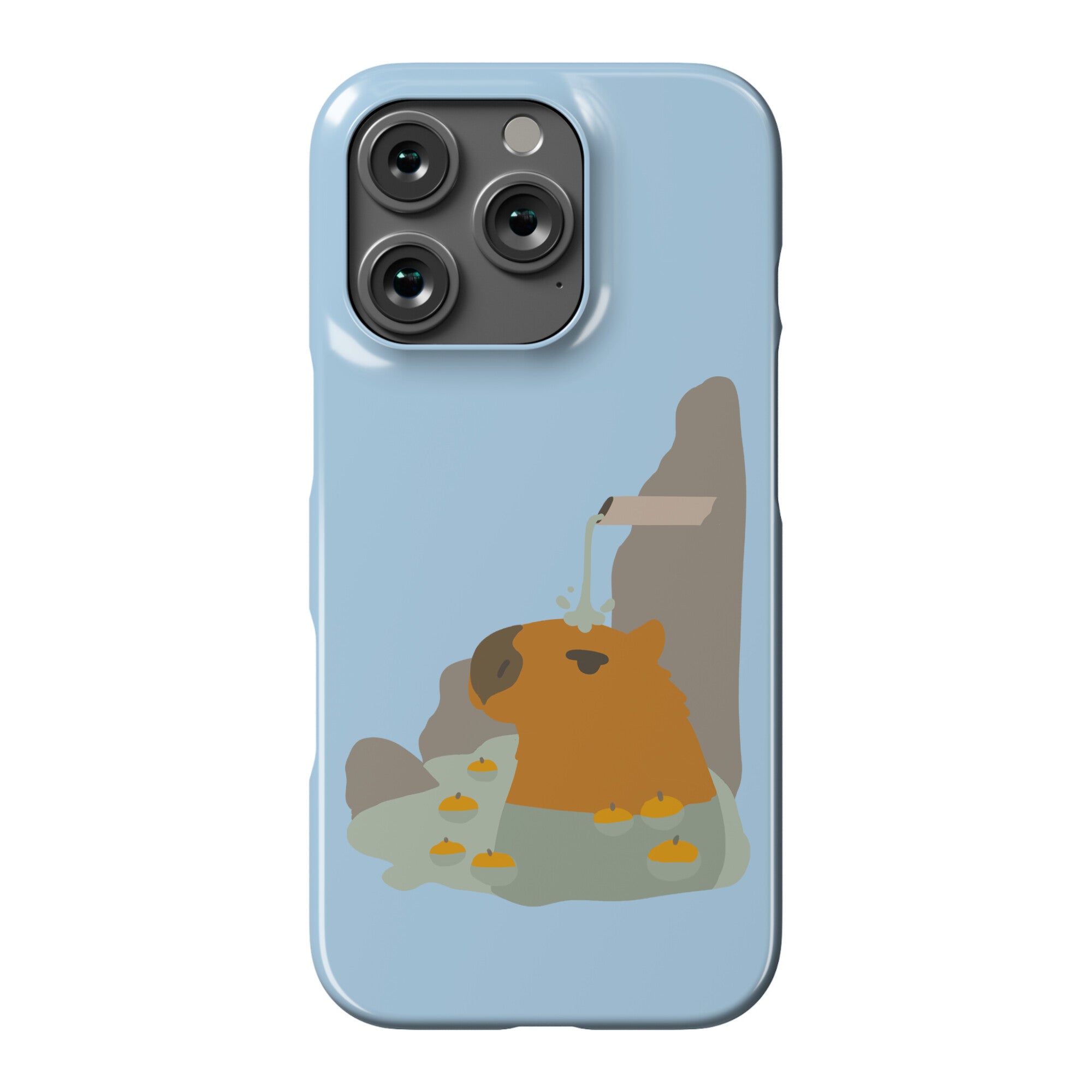 Capybara Hot Spring Phone Case